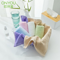 Olinya bamboo fiber female face towel Childrens small square towel Facial towel towel soft absorbent beauty towel