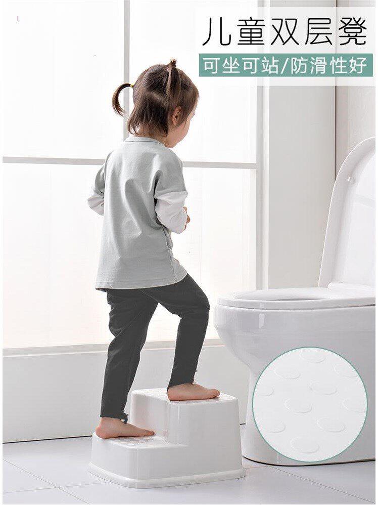 Powder room children's toilet stool baby sitting toilet step-up stool toilet pad footstool step pad toilet convenient pedal
