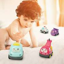 Ricky baby BabyRiki SOUND AND LIGHT MUSIC INERTIA CAR CARTOON TWO-WAY SLIDING CHILDRENS TOY SEND BUTTON CELL