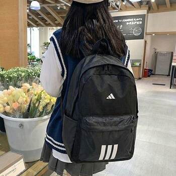 Adidas adidas men's and women's bags sports bags outdoor leisure backpacks student school bags backpack kq7966