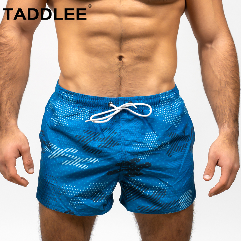 TADDLEE beach pants men's quick-drying loose anti-embarrassing can enter the water swimming trunks hot spring seaside men's sports shorts