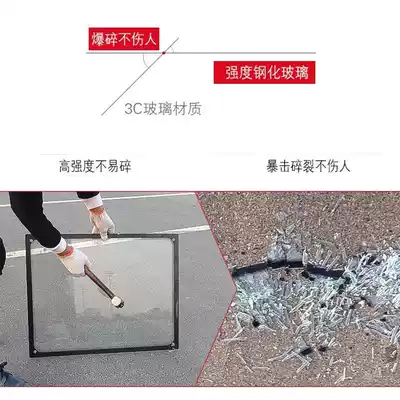 Electric tricycle tempered windshield fiberized glass light bus shed glass