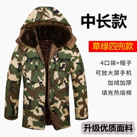 Средняя длинная трава зеленые четыре кармана