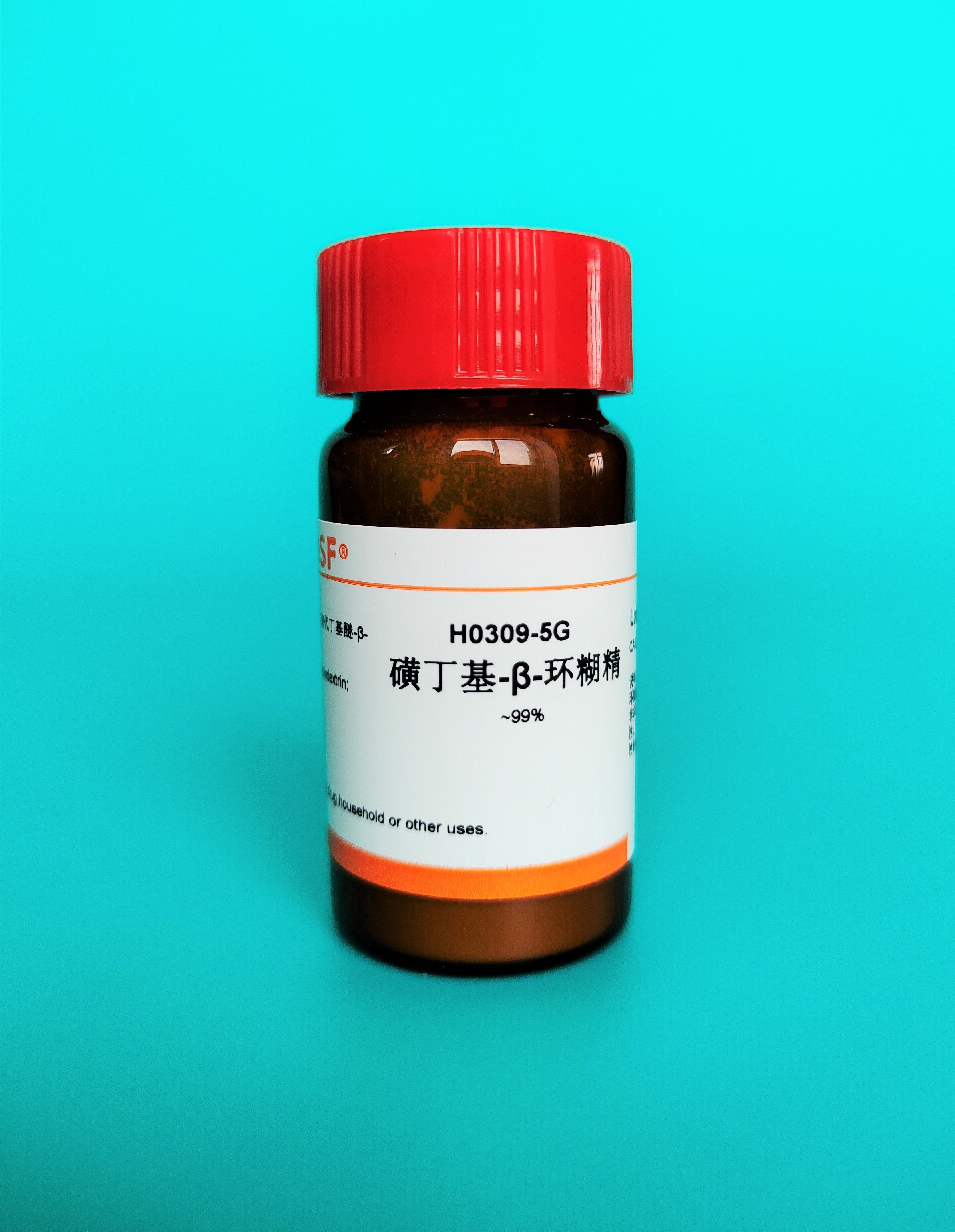 Invoicable scientific research reagent Sulfobutyl-β-cyclodextrin cas:182410-00-0≥98% 1g 5g