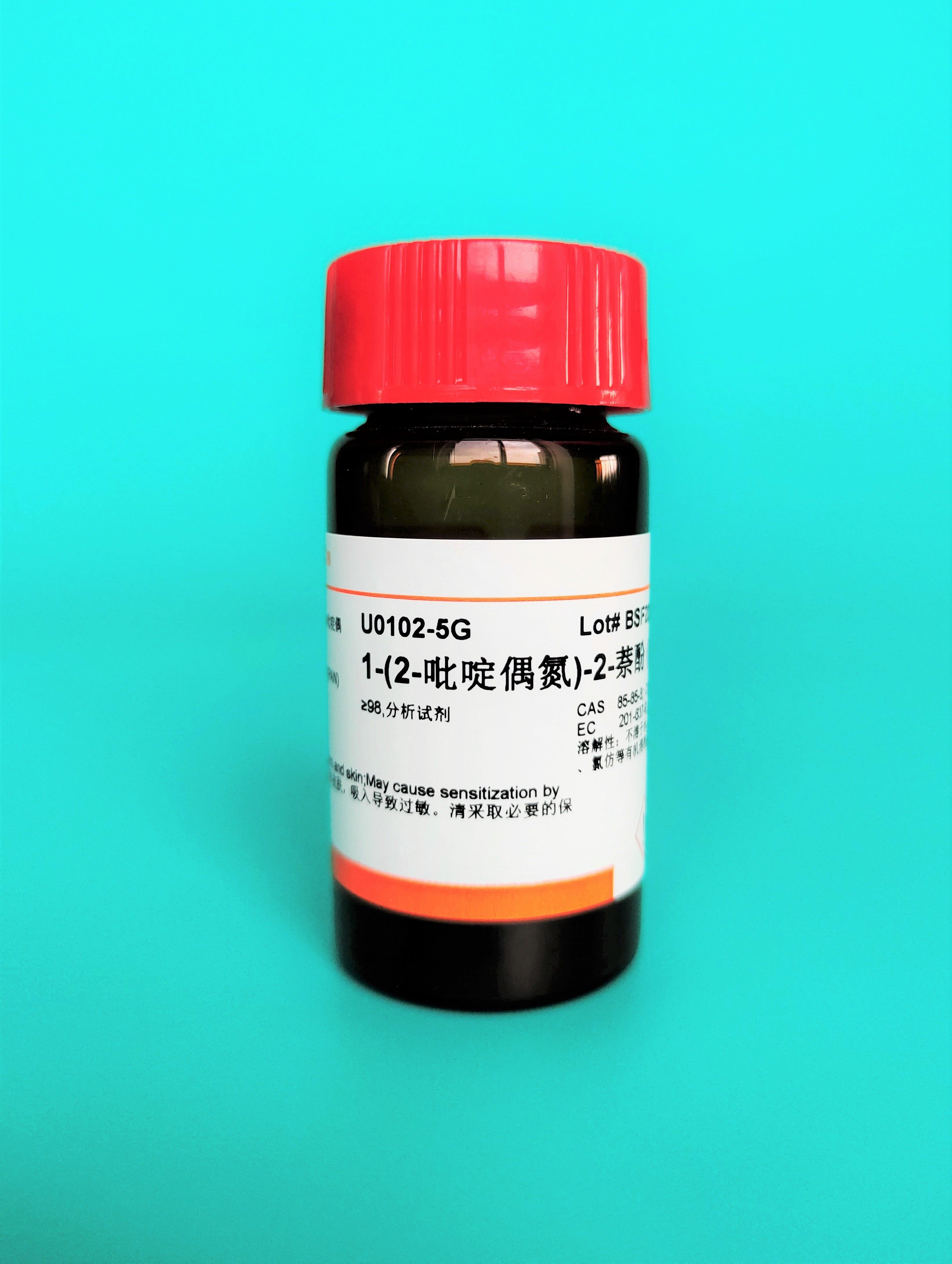 Scientific research reagent 1-(2-pyridylazo)-2-naphthol (PAN) CAS:85-85-8≥98% 5g 25g