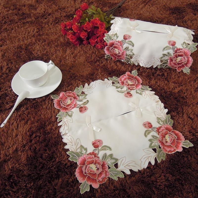 Chinese paper towel set Living room toilet cloth tissue box Embroidery creative removable toilet paper set Powder room tissue box