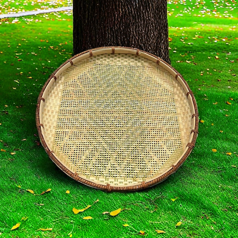 Purely Handmade Bamboo Sieve, Handmade Products, Rice Sieve, Hemp Sieve, Coarse Hole, Fine Hole Sieve, Rapeseed, Drying Artifact
