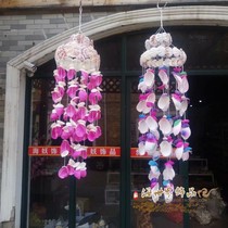 A natural conch shell Wind Chimes Home Decorations Starfish Coral pendant Crafts Landscaping Oversized