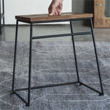 Старый сосновый железо железа, столик для обувного стула, табуретка высокая скамейка ретро Творческие промышленные ветряные винные бары, дома с табуретом