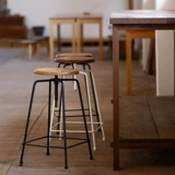 DF кованый железный бар-стул интернет-знаменитость ротари-лифт промышленное стул Домохозяйство с высокой ногой для бара Столт