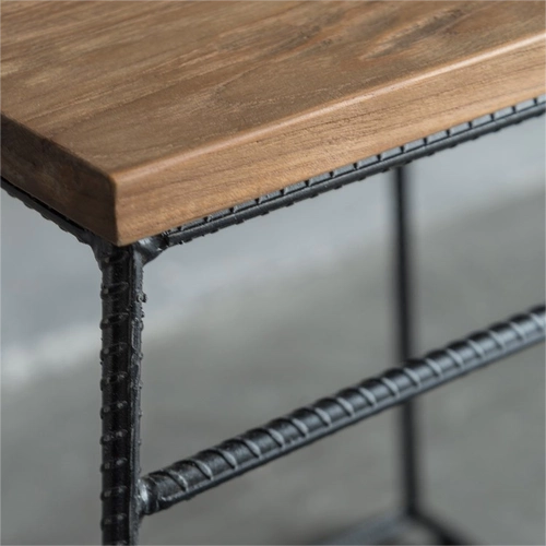 Старый сосновый железо железа, столик для обувного стула, табуретка высокая скамейка ретро Творческие промышленные ветряные винные бары, дома с табуретом