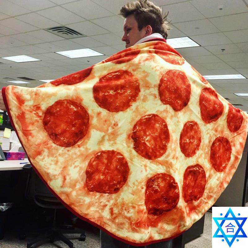 Mexican Burrito Blankets 3D Flannel Blanket Pizza Donuts - T