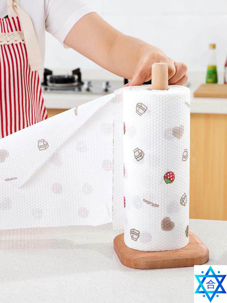 Kitchen beech paper roll Holder Household paper tovel holder