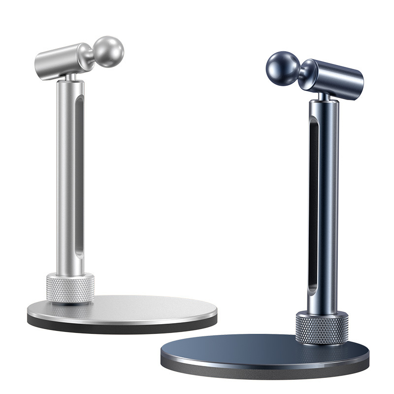 Aluminum Alloy Mobile Phone Stand with 17mm Universal Ball Head, Weighted Base, Desktop Stable Magsafe Magnetic Stand
