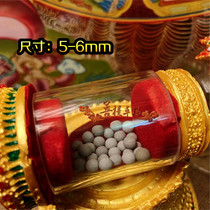 IWAZANG TOOK OUT THE PHARMACIST BUDDHA FUZANGS SON TO OPEN THE TOWER AND OFFER THE RELIC GAWU BOX 5-6MM LARGE PARTICLES