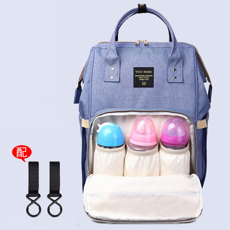Mom bag Mother and baby bag Dad bag Multi-functional large capacity shoulder bag Female middle school student bag Bao Ma backpack Korean version