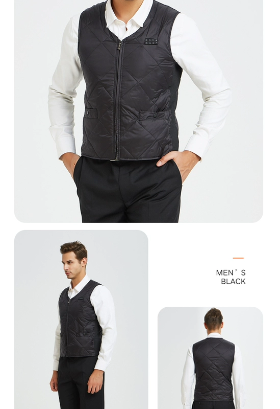 Nanjiren Nóng Áo Vest Tự Làm Nóng Thông Minh Nam Nữ Toàn Thân Sạc Kiểm Soát Nhiệt Độ Ấm Quần Áo Xuống Áo Vest áo điện sưởi ấm