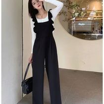 Fashion Suit Femmes 2022 Fall Little Big Fat Sister Feeling Slim taille 100 hitch moins dun pantalon à une pièce Deux sets