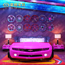 Multifunction Couple Bed Simulation Car Themed Bed Double Hotel Shake Electric Bed Fashion Car Bed Manufacturer