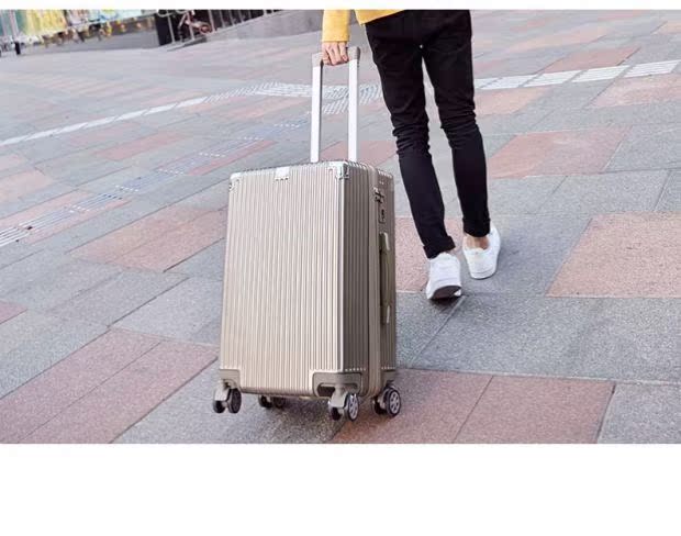 Vali nam Phiên bản tiếng Hàn của nam sinh viên đại học xu hướng xe đẩy hành lý cá nhân mật khẩu du lịch sáng tạo vali hồng