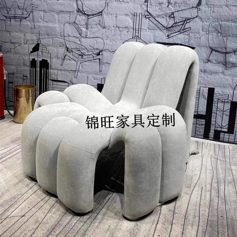 Creative Designer Light Lavish Fibreglass Spider Styling Chair Minimalnet Red Identical Siphon Chair Line Casual Deck Chair