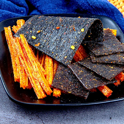 飞旺 Вонючие сушеные ароматические пряные полоски Острые закуски подарки вегетарианская сушена