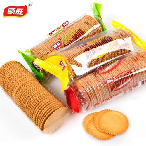 顺旺 Мини -маленький торт Ультра -тонкий зеленый лук маленький круглый печенье вкусная сеть красная маленькая закуски с закусками