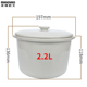 hop com giu nhiet clock and clock Lò vi sóng đặc biệt nồi cơm điện nồi cơm điện đa năng có nắp nồi thủy tinh dùng trong nồi cơm điện - Hộp cơm điện sưởi ấm cà mèn giữ nhiệt lock&lock