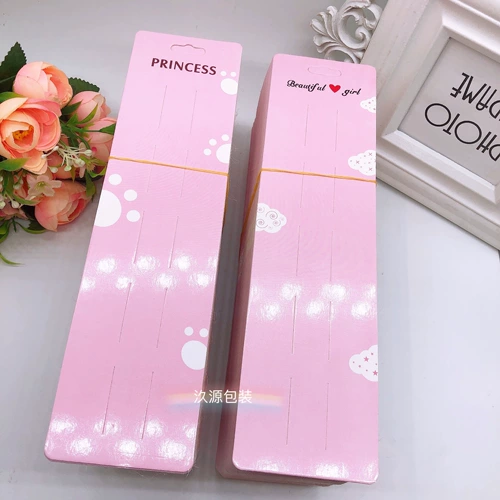 [19.9 Бесплатная доставка] Белый горячий бронзирующий компрессор 5 карт длинная карта бумага для волос на волосы кольцо для волос Упаковка бумажная карточка карточка