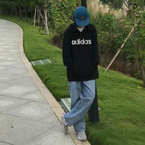 Hong Kong wind father pants 2021 new womens waitmore high waist straight loose casual wide legs