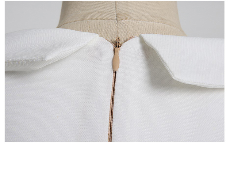 VK旗艦店 韓系V領氣質荷葉拼接修身包臀無袖洋裝