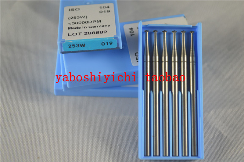 Imported thin flying saucer 446 253W HB thin flying saucer umbrella shape grinding head blue box needle 2 35MM handle
