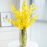 Северная легкая роскошная стеклянная ваза симуляция цветочный орнамент гостиная розовая фальшивая фальшивое обеденное стол