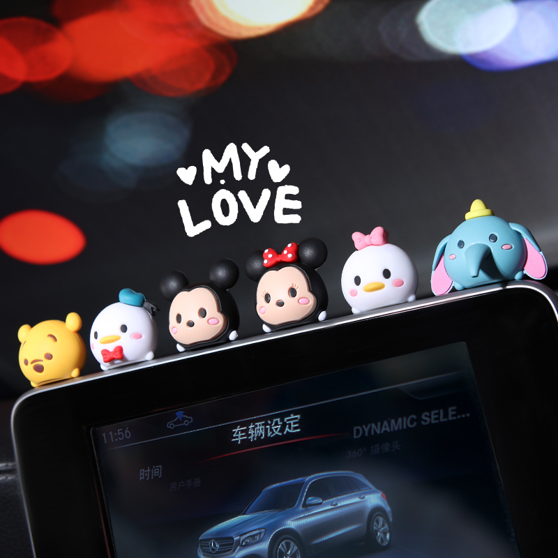Disney Car Ornaments, a Complete Collection of Car Interior Decoration Items, Cute Car Dashboard Figurines, High-End Goddess Style Disney Car Ornaments, a Complete Collection of Car Interior Decoration Items, Cute Car Dashboard Figurines, High-End Goddess Style