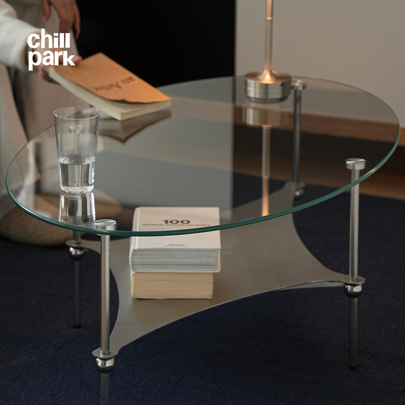 Bauhaus Living Room Stainless Steel Coffee Table Small Apartment Designer Tempered Glass Tea Table Home High-End Coffee Table Bauhaus Living Room Stainless Steel Coffee Table Small Apartment Designer Tempered Glass Tea Table Home High-End Coffee Table