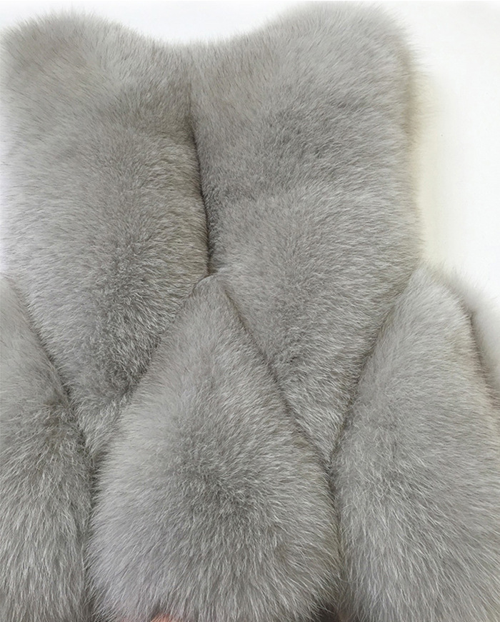 2019 mùa thu / mùa đông lông mới ngựa giáp của phụ nữ Hàn Quốc phiên bản ngắn của thể gánh vác giả mỏng thỏ len vest lông ngựa kẹp áo khoác