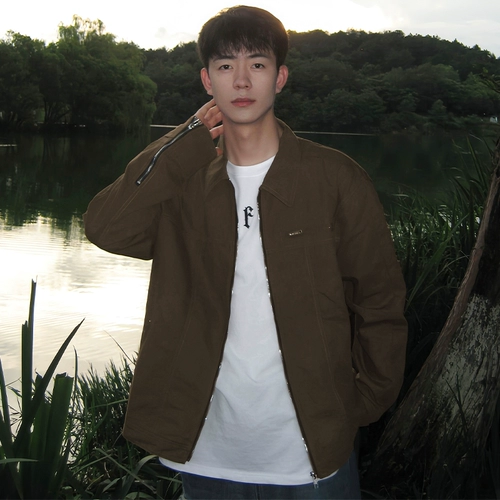 Мужская летняя джинсовая весенняя куртка, в американском стиле