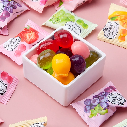 Ябо фруктовые ароматы с помадкой с сахаром на цитине оптом QQ сахар высокий уровень лица смешанный фрукты сахар Случайные закуски