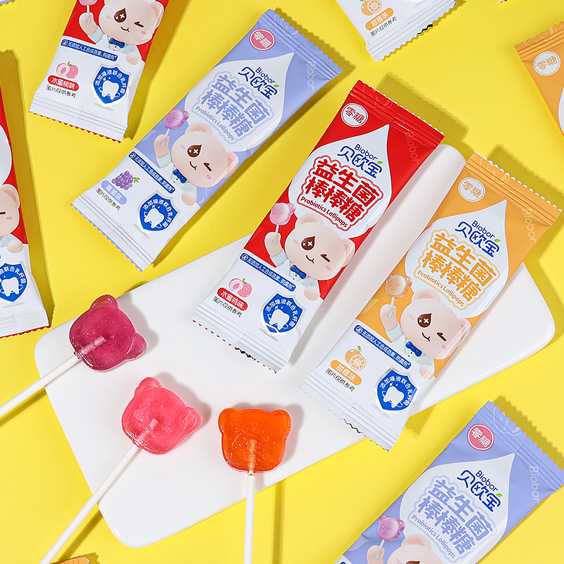 Biobor Probiotic Lollipops Wholesale Wedding Candy Bulk New Year Candy Snacks