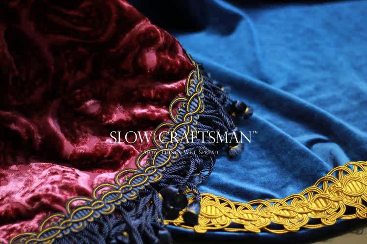 Кружевная кайма slow craftsman出口欧洲高端贝拉系列 窗帘抱枕家具欧式织带花边