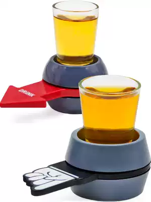 Drinking game turntable bar creative KTV supplies creative Russian roulette party wine props