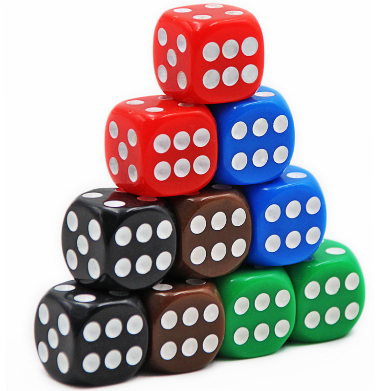 Color bar KTV supplies stopper dice dice cup Plastic acrylic sieve color large 16MM rounded corners