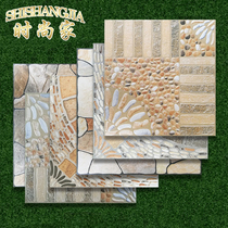 Pebble floor tiles outdoor outdoor balcony terrace non-slip tile 400x400 antifreeze courtyard garden antique brick