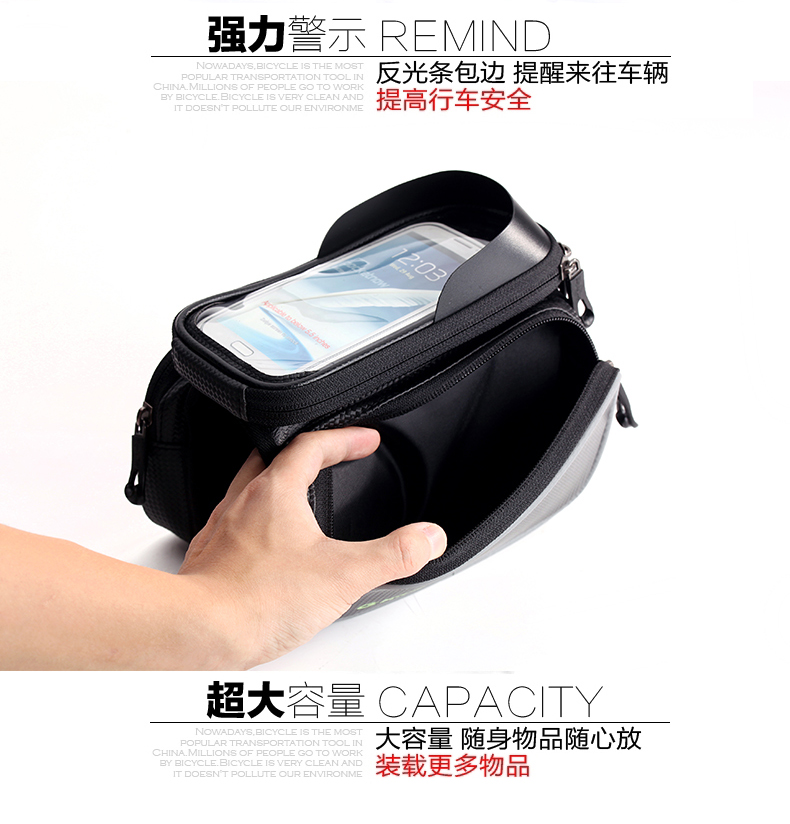 Sacoche pour vélo mixte - Ref 2232815 Image 22