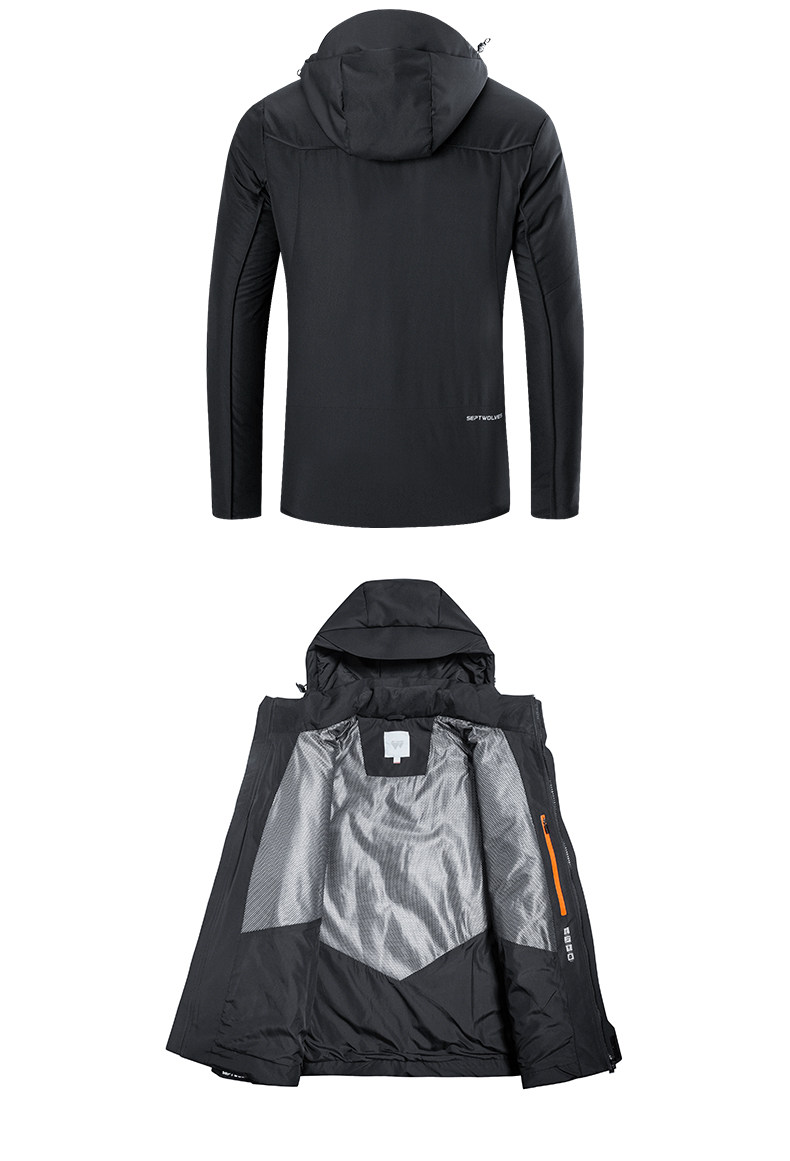 七匹狼 2020年秋冬新品 男短款棉服外套 填充美国杜邦棉 图14