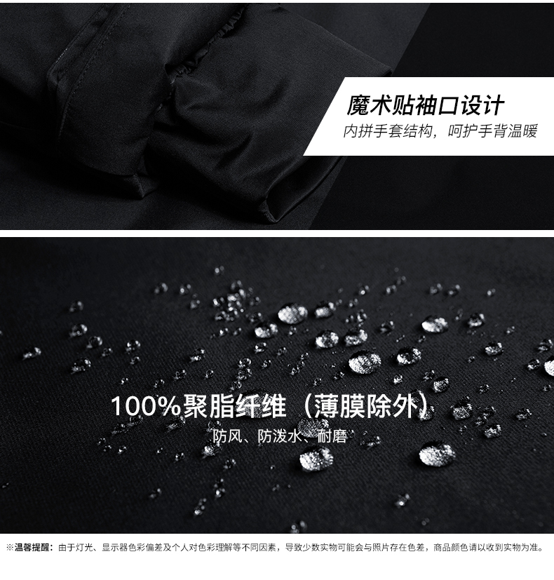 反季清仓 七匹狼 19冬季 150g充绒 90%白鸭绒 男中长中厚款防风连帽羽绒服 图5