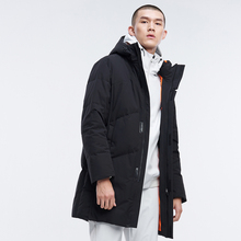 359元包邮  七匹狼 1H1A80108678 男士中长款鹅绒服