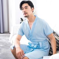 9406 Wafege с коротким рукавом синий (мужчина)