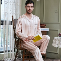 Мужской, V-образный вырез, цвета шампанского