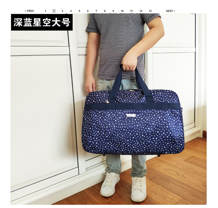 Túi du lịch mới của Hàn Quốc nữ trọng lượng nhẹ quần áo túi nhỏ không thấm nước túi hành lý nhỏ nam có thể kéo trường hợp xe đẩy - Túi du lịch tui du lich the thao